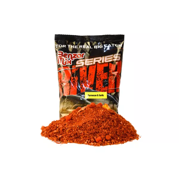 Benzár Mix River Series Garlic-Parmesan Groundbait 1kg