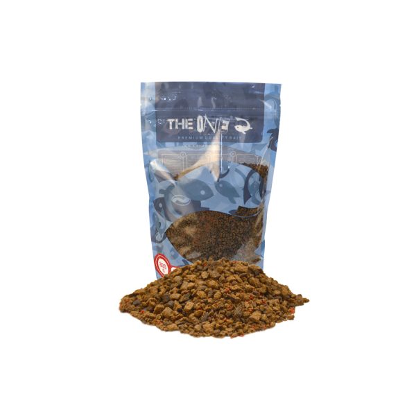 The One Pellet Crumble Mix Eper-Kagyló Etetőpellet 800gr