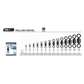 Decoy Rolling DR-1 2 290lb Swivel 10pcs