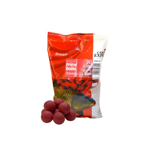 Carp Expert Smart Prime Boilie Strawberry 20mm Feeding Boilie 800gr
