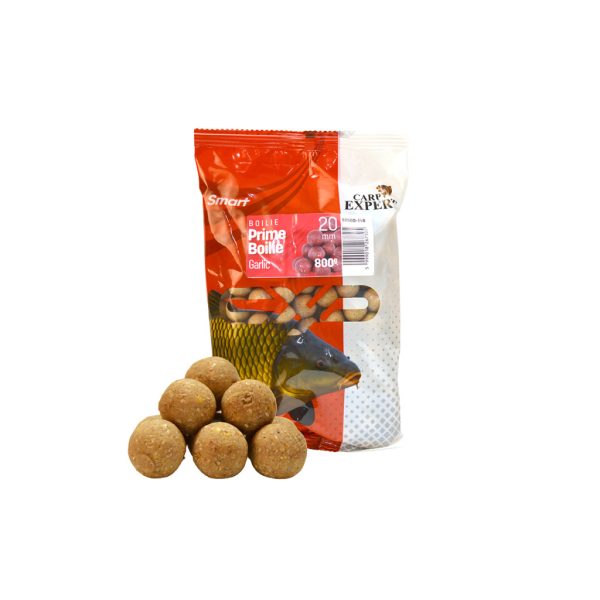 Carp Expert Smart Prime Boilie Garlic 20mm Groundbait Boilie 800gr