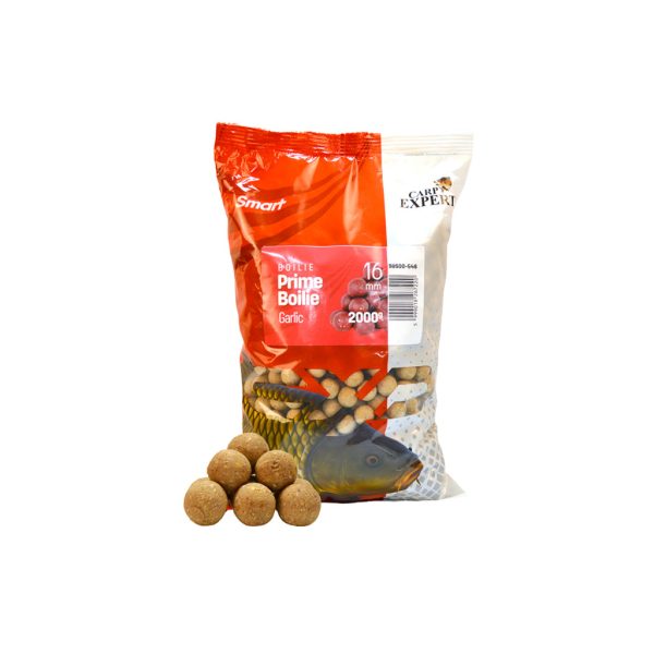 Carp Expert Smart Prime Boilie Garlic 16mm Feeding Boilie 2kg