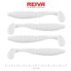 Reiva Zander Power Shad 10cm 7,05gr 4pcs/cs (White) Plastic bait