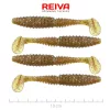 Reiva Zander Power Shad 10cm 7.05gr 4pcs/pack (Brown Glitter) Plastic lure
