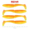 Reiva Zander Power Shad Shiny Orange 10cm Plastic Bait 4pcs