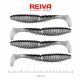 Reiva Zander Power Shad 10cm 7.05gr 4pcs/pack (Silver Glitter) Plastic lure