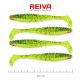 Reiva Zander Power Shad 10cm 7,05gr 4db/cs (Green-Orange Flitter) Plastic bait