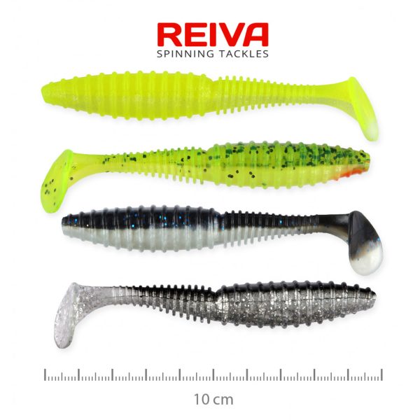 Reiva Zander Power Shad 10cm 7,05gr 4db/cs (4colour) Plastic bait