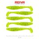 Reiva Zander Power Shad 8cm 3,18gr 5db/cs (Fluo Green Flitter II.) Plastic bait