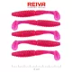 Reiva Zander Power Shad 8cm 3.18gr 5pcs/pack (Pink Flitter) Plastic bait
