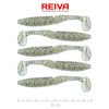 Reiva Zander Power Shad 8cm 3,18gr 5db/cs (Silver Flitter) Plastic bait