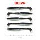 Reiva Zander Power Shad 8cm 3,18gr 5db/cs (Black Silver) Plastic bait