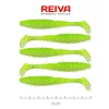 Reiva Zander Power Shad 8cm 3.18gr 5pcs/pack (Fluo Green Glitter I.) Plastic lure