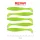 Reiva Zander Power Shad 8cm 3.18gr 5pcs/pack (Fluo Green Glitter I.) Plastic lure