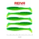 Reiva Zander Power Shad 8cm 3.18gr 5pcs/pack (Green Flitter) Plastic bait