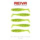 Reiva Flat Minnow Shad Poppy Green 5cm 1,3gr Plastic Bait 5pcs