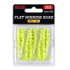 Reiva Flat Minnow Shad Poppy Green 5cm 1,3gr Plastic Bait 5pcs