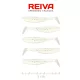 Reiva Flat Minnow Shad Pearl White 5cm 1,3gr Plastic Lure 5pcs