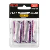 Reiva Flat Minnow Shad Purple Pearl 5cm 1,3gr Plastic Lure 5pcs