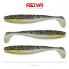 Reiva Flat Minnow shad 12,5cm 3db/cs (Black-Silver Flitter) Plastic bait