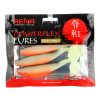 Reiva Flat Minnow shad 12,5cm 3db/cs (Black-Silver Flitter) Plastic bait