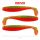 Reiva Flat Minnow shad 12,5cm 3db/cs (Green-Orange Flitter) Plastic bait