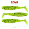 Reiva Flat Minnow shad 12.5cm 3pcs/pack (Green Glitter) Plastic lure