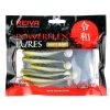 Reiva Flat Minnow shad 7,5cm 5db/cs (Black-Silver Flitter) Plastic bait