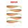 Reiva Flat Minnow shad 7,5cm 5db/cs (Black-White-Orange) Plastic bait
