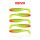 Reiva Flat Minnow shad 7,5cm 5db/cs (Green-Red Flitter) Plastic bait