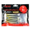 Reiva Flat Minnow shad 7.5cm 5pcs/pack (Green Glitter) Plastic lure