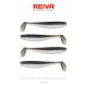 Reiva Flat Minnow Shad 7.5cm Magic Fish Plastic Bait 4pcs