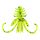 Reiva NYMPH 6cm 12db/cs Fluo Green Flitter Plastic bait