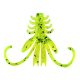 Reiva NYMPH 6cm 12db/cs Fluo Green Flitter Plastic bait