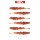 Reiva Tiny Worm Orange Disco 6cm Plastic Bait 6pcs