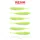 Reiva Tiny Worm Flash Chartreuse 6cm Plastic Bait 6pcs