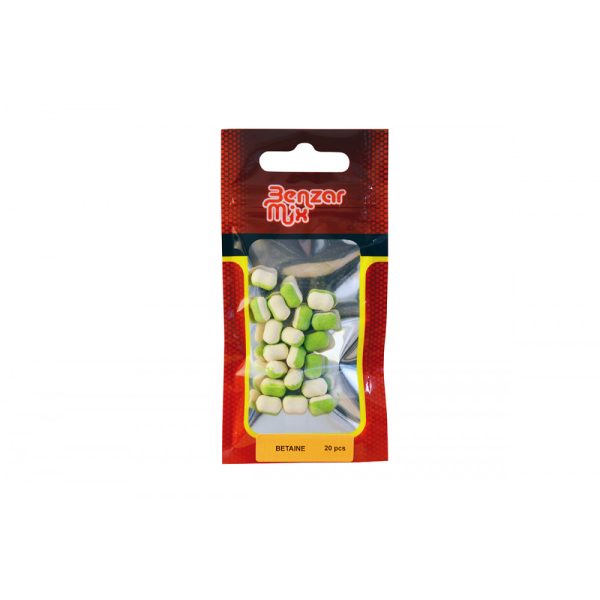 Benzar Mix Instant Wafter Dumbell 8 Mm White Green Betaine