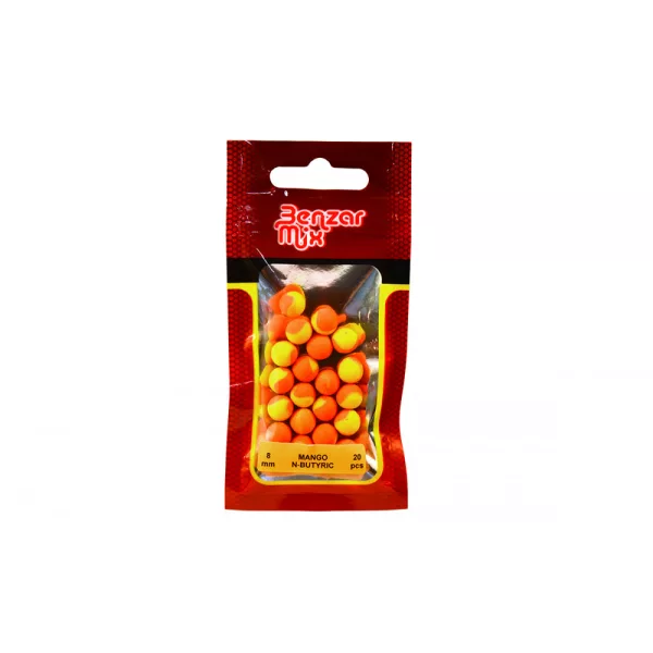 Benzár Mix Instant Bicolor Method Mango-Butyric Acid 8mm Pop Up 20pcs
