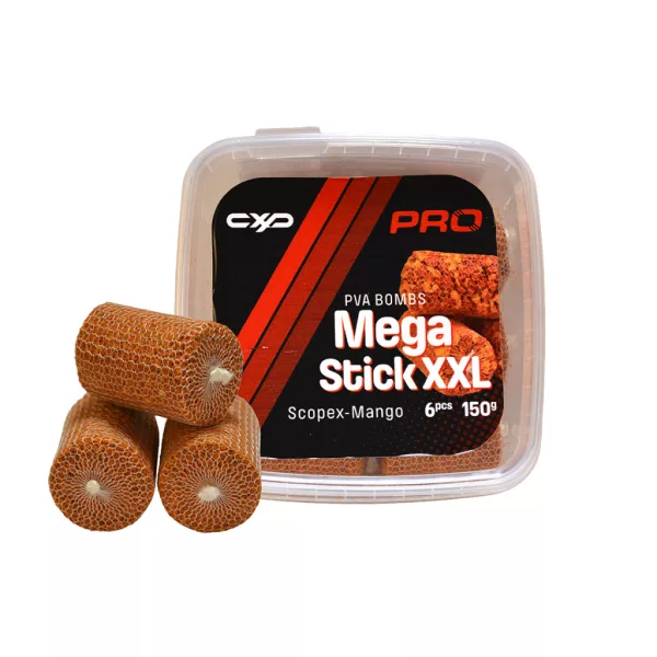 Carp Expert Pro Mega Bombs PVA Sticks Scopex-Mango PVA Sausage 6pcs