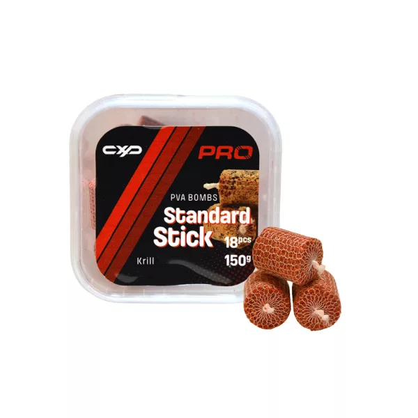 Carp Expert Pro Standard Bombs PVA Sticks Krill PVA Sausage 18pcs