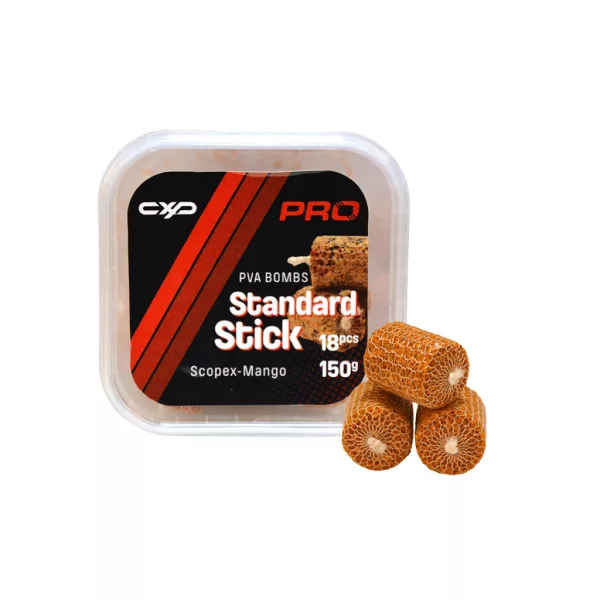 Carp Expert Pro Standard Bombs PVA Sticks Scopex-Mango PVA Sausage 18pcs