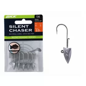   BKK Silent Chaser Microjig - Prisma Darting LRF 4#, 3.5g, 5pcs/pack Jig head