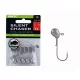 BKK Silent Chaser Microjig - Punch LRF 6#, 1.4g, 5pcs/pack Jig head