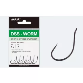 BKK DSS-WORM #2, 7pcs/pack Dropshot hook