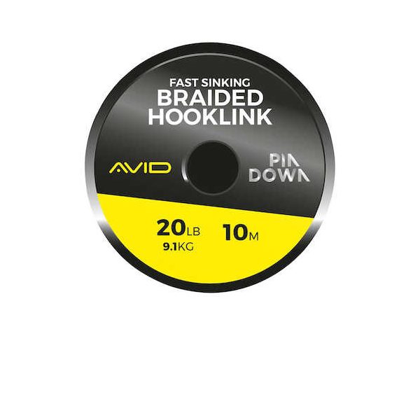 Avid Pindown Braided Hooklink 20Lb leader