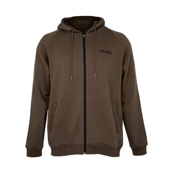 Avid Compound Zip Hoodie Brown Zip Hoodie 2XL