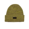 Avid Marl Knit Beanie Yellow Hat