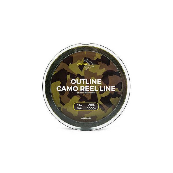 Avid Outline Camo Reel Line 12Lb 1000M