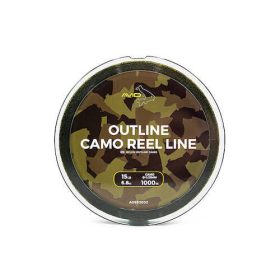 Avid Outline Camo Reel Line 15Lb 1000M Monofil Mainline