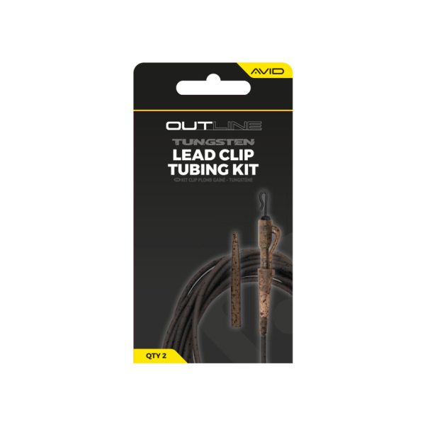Avid Outline Lead Clip Tungsten Tubing Kit 2pcs